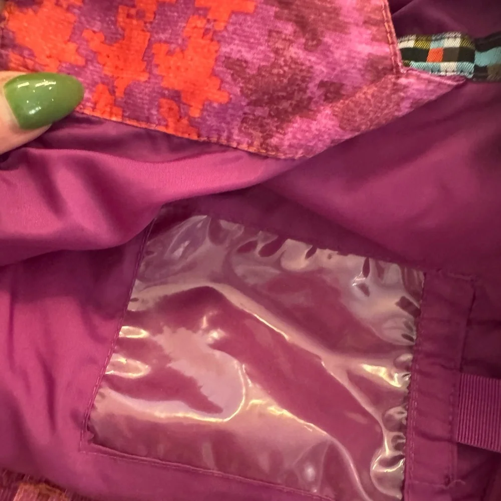 Burton Kids Pink and Orange Ski Jacket